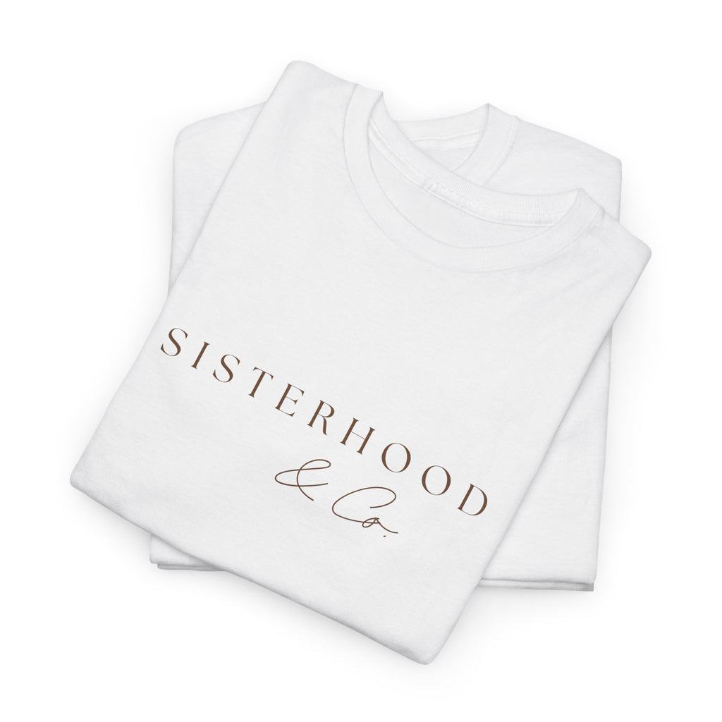 The Sisterhood Signature White Tee