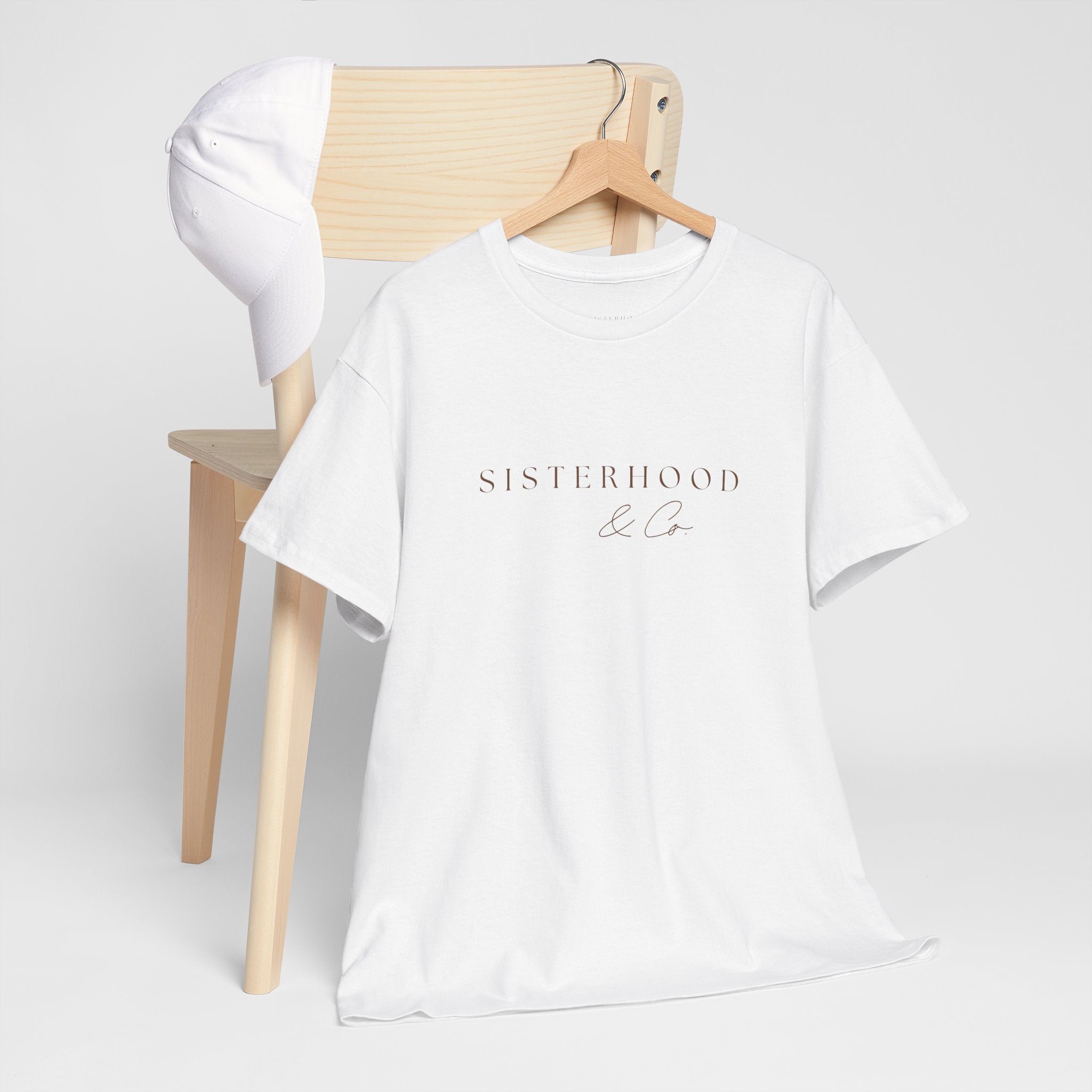 The Sisterhood Signature White Tee