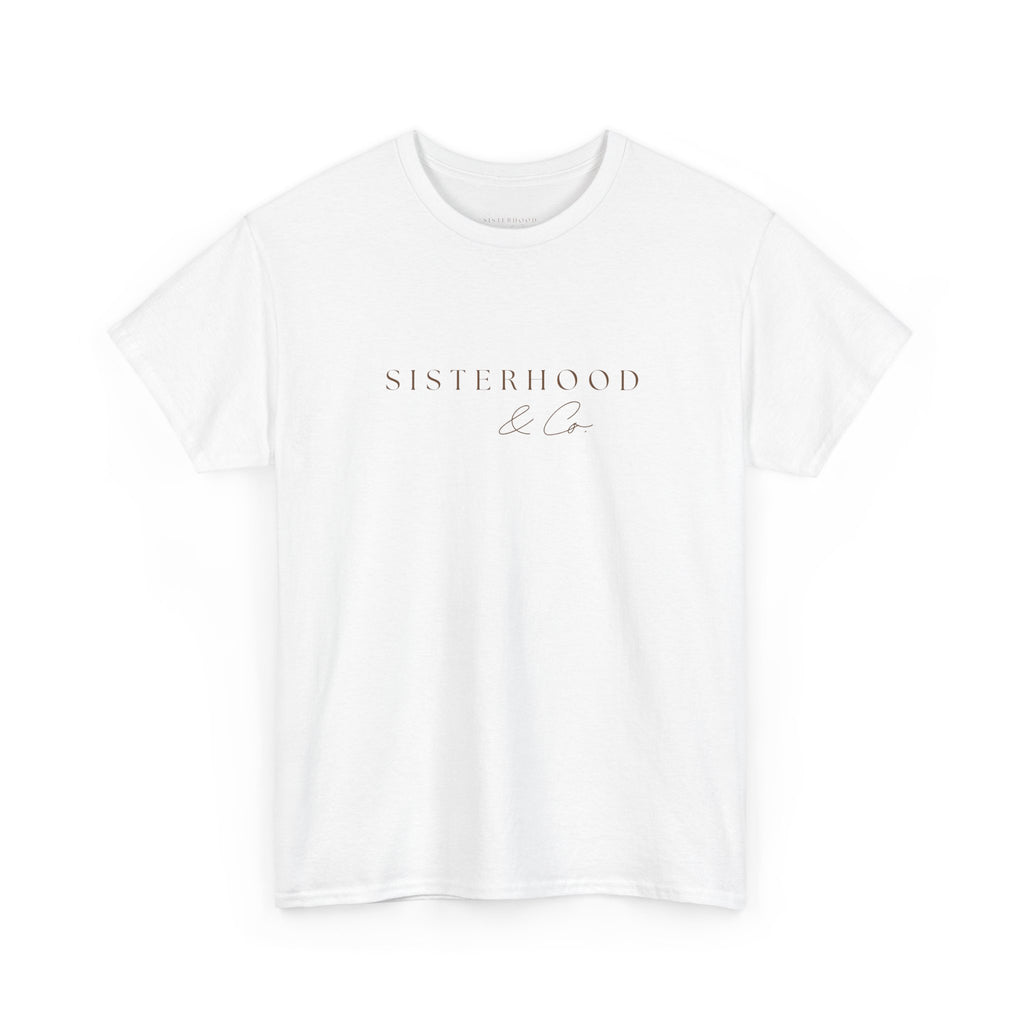 The Sisterhood Signature White Tee