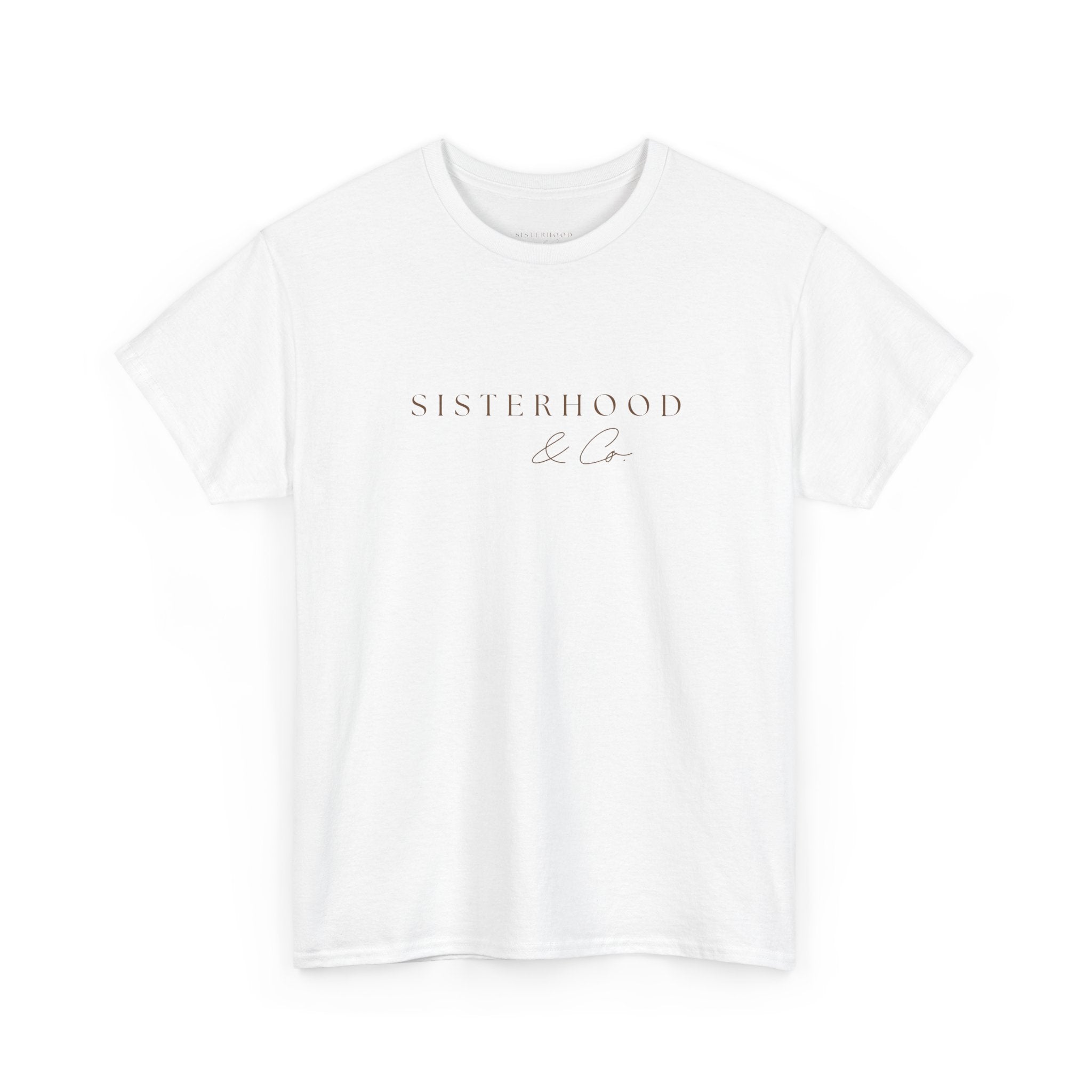 The Sisterhood Signature White Tee